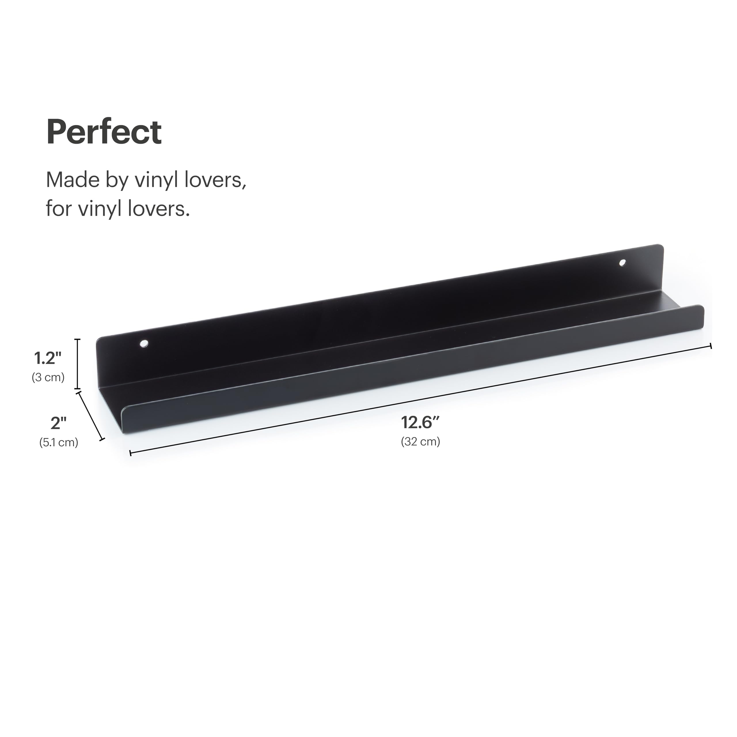 MÖNKE Vinyl Record Shelf, A Display Shelf Made of Sleek Metal - Image 4