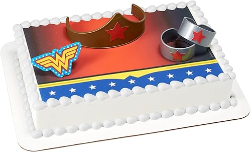 Miniatura 3 de Mujer Maravilla Strength & Power juego de decoración de pasteles