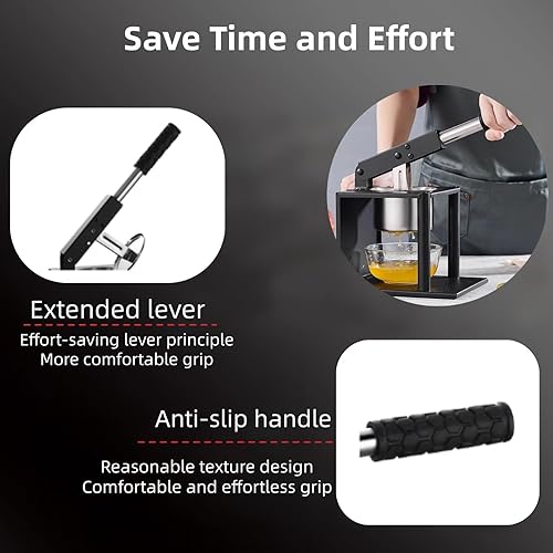 Miniatura 6 de Exprimidor de naranja, exprimidor de limón de hierro fundido, exprimidor comercial de cítricos, exprimidor de cítricos fácil de limpiar, exprimidor