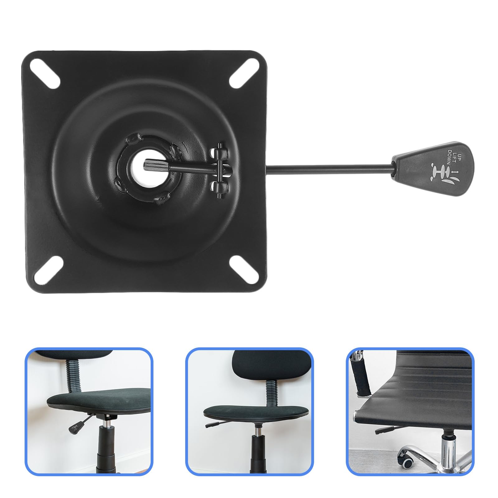 Drehbarer Stuhl und Einfacher Installation mit Robuster Konstruktion Teller aus Metall als Neigungsverstellmechanismus für Bürostuhlgestell