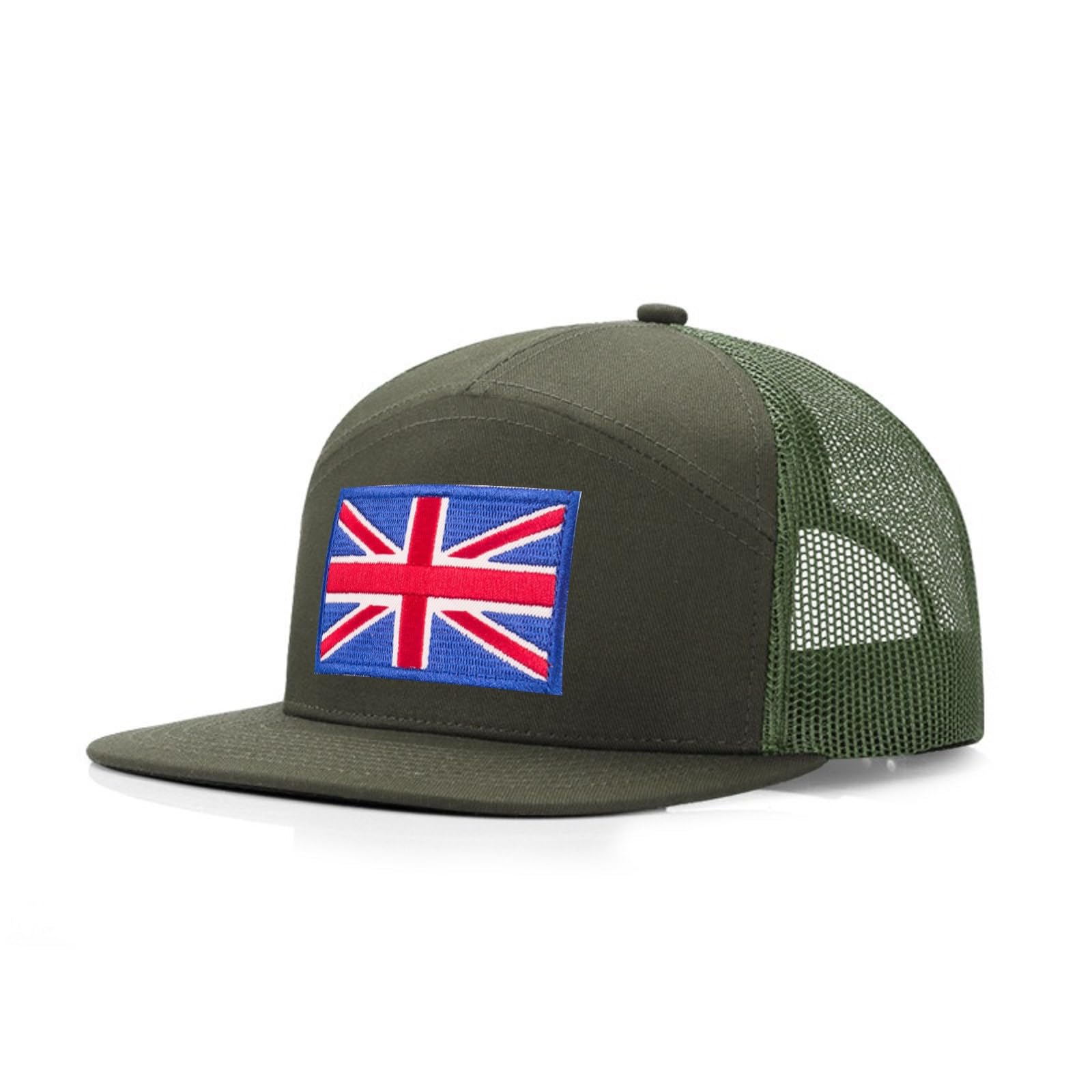 HaloHorus UK Flag Trucker Hat for Men Women, Adjustable National Flag Athletics Baseball Cap for Running, Fishing, Sports, Workout โ image 1
