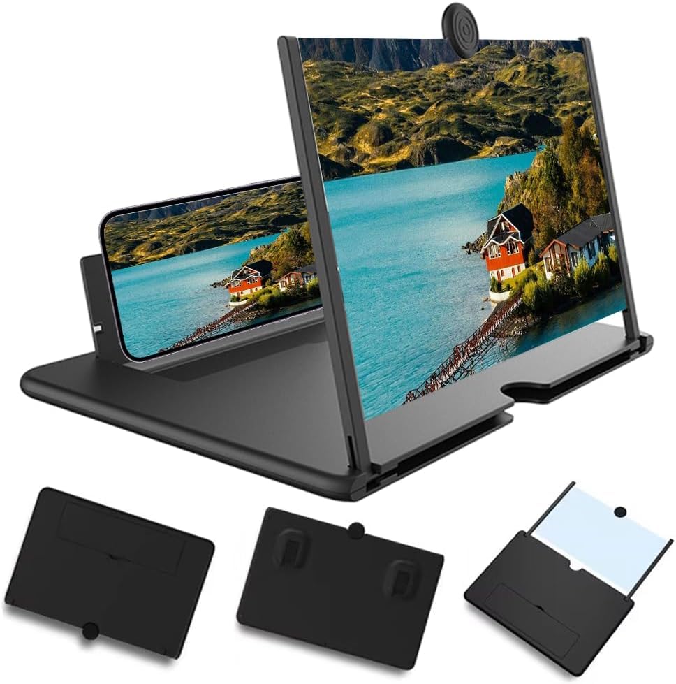 携帯式、折りたたみ式のスクリーン Amazon.co.jp: ELEKOOCON携帯電話拡大鏡スク リーン 3D HD拡大