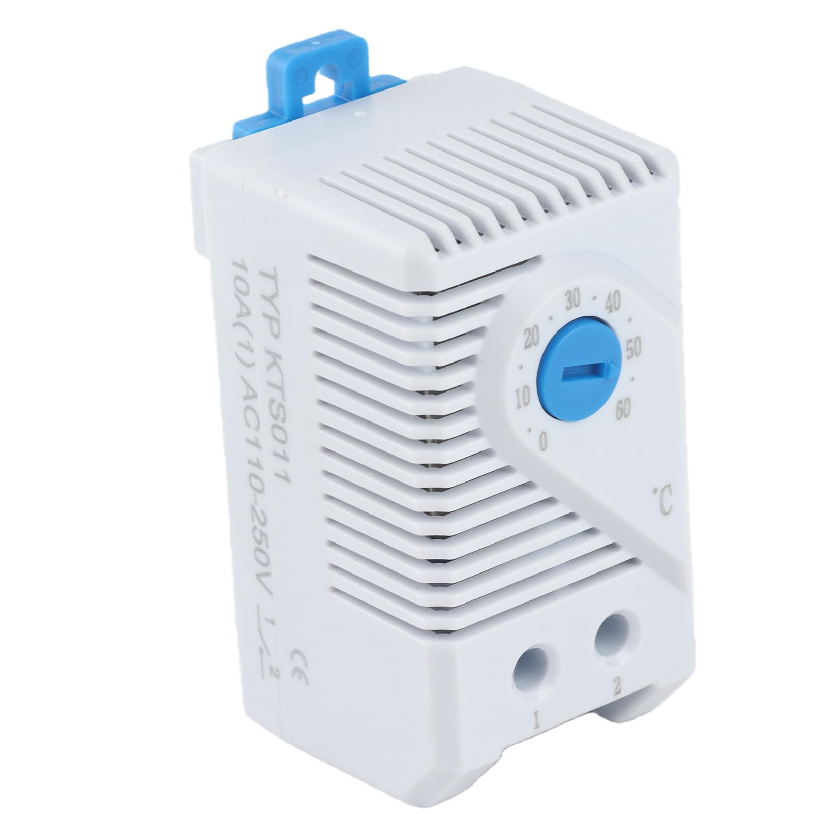 Yctze Termostato, Regolabile 0-60℃, per Uso Generale (KTS011) | Plastica di alta qualità, installazione semplice, temperatura regolabile, compatibile con riscaldatori, sicuro e durevole