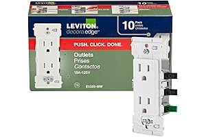 LEVITON OUTLET Push-Click Done 15 Amp
