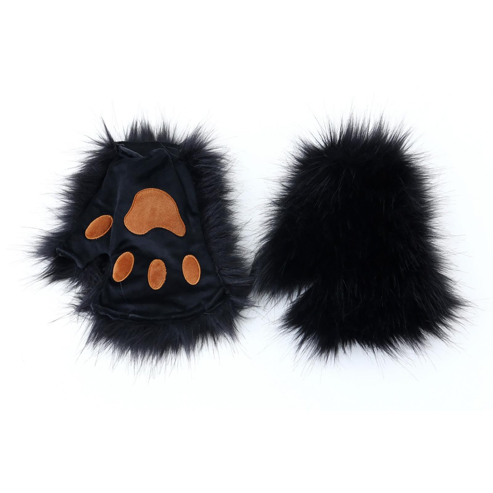 Costume di Halloween realistico, morbido e confortevole | Halloween Cosplay coda fascia orecchie per festa di compleanno personaggio sfida parata mascherata fidanzata moglie