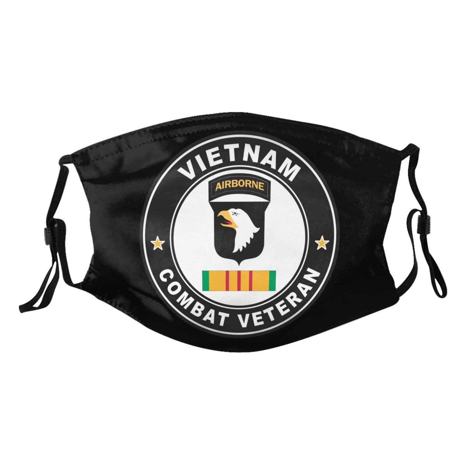 101st Airborne Division Vietnam Veteran Adult Dust Mask Adjustable Dust Face with 2 Filter96