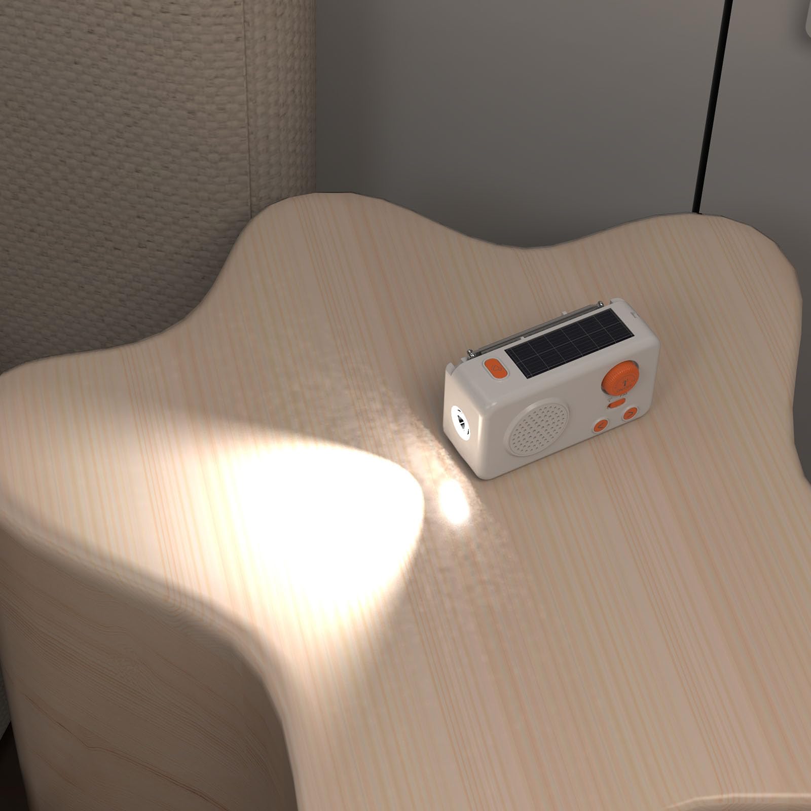 Radio di emergenza a manovella solare FM NOAA con torcia