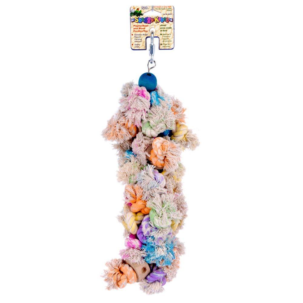 Penn-Plax Shaggy Kabob Bird Toys, XL