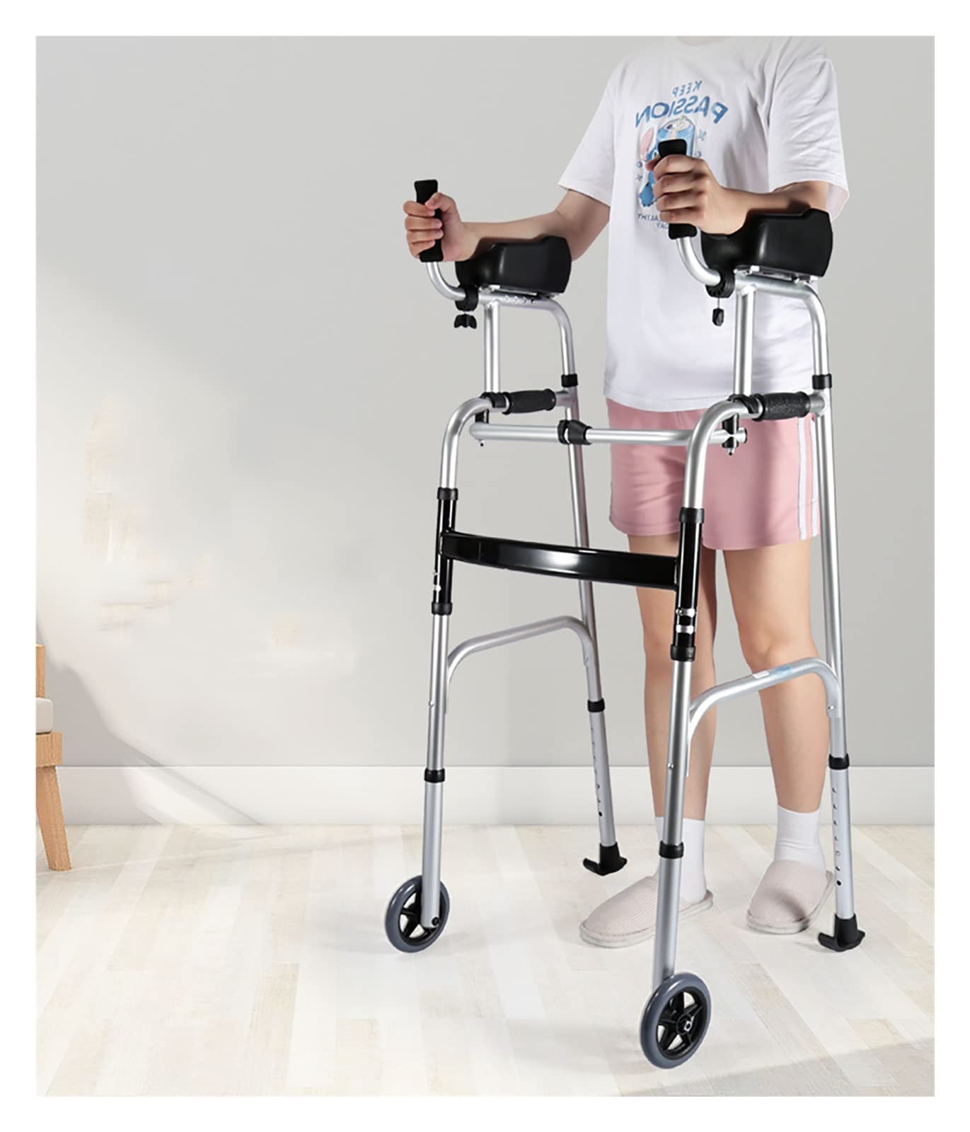 Buy Inside Outside Seniors Rollator Walker with Removable Forearm