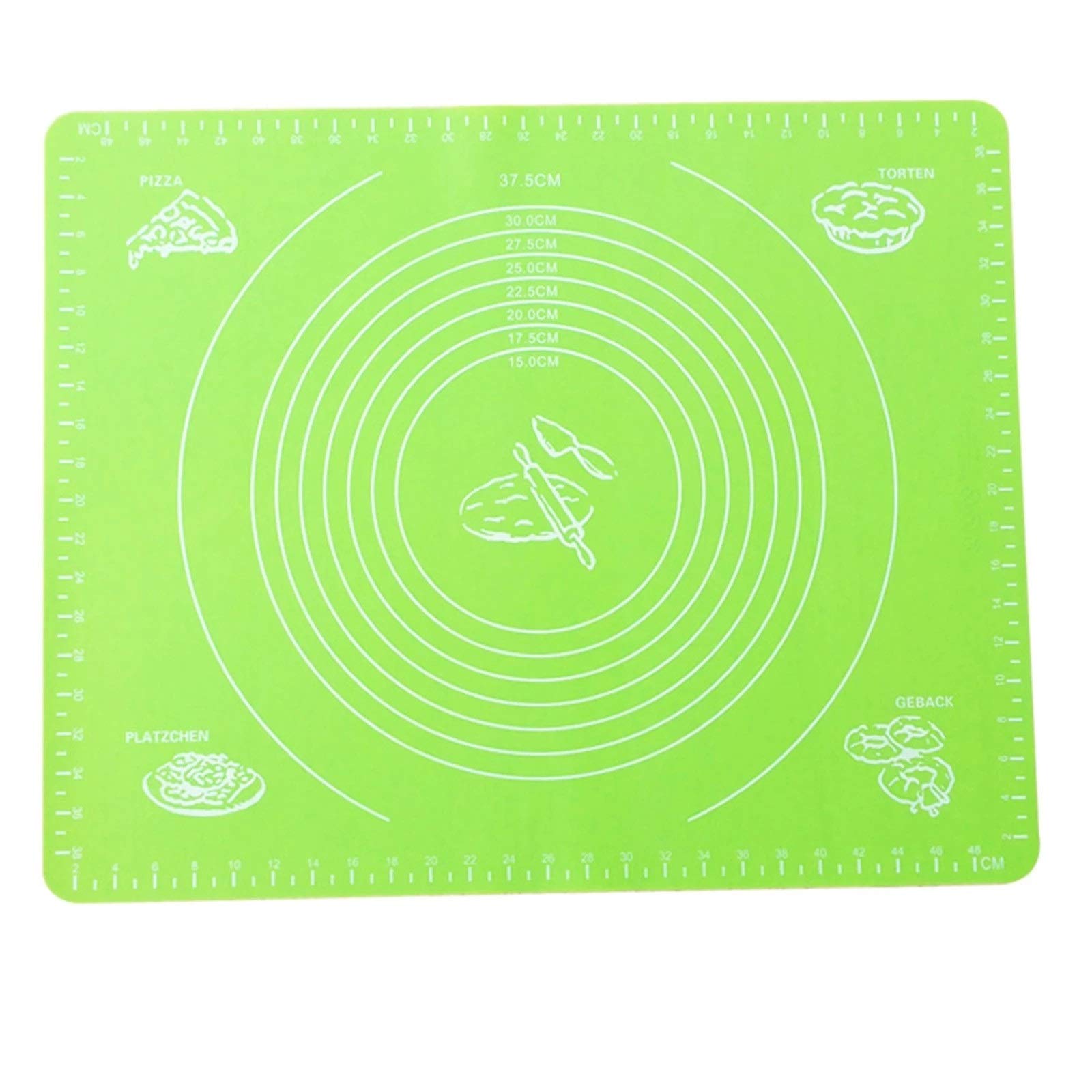 Tappetino da Forno da Cucina Tappetino da forno in silicone Pasto con tappetino boccetta per Qualsiasi Luogo(verde)