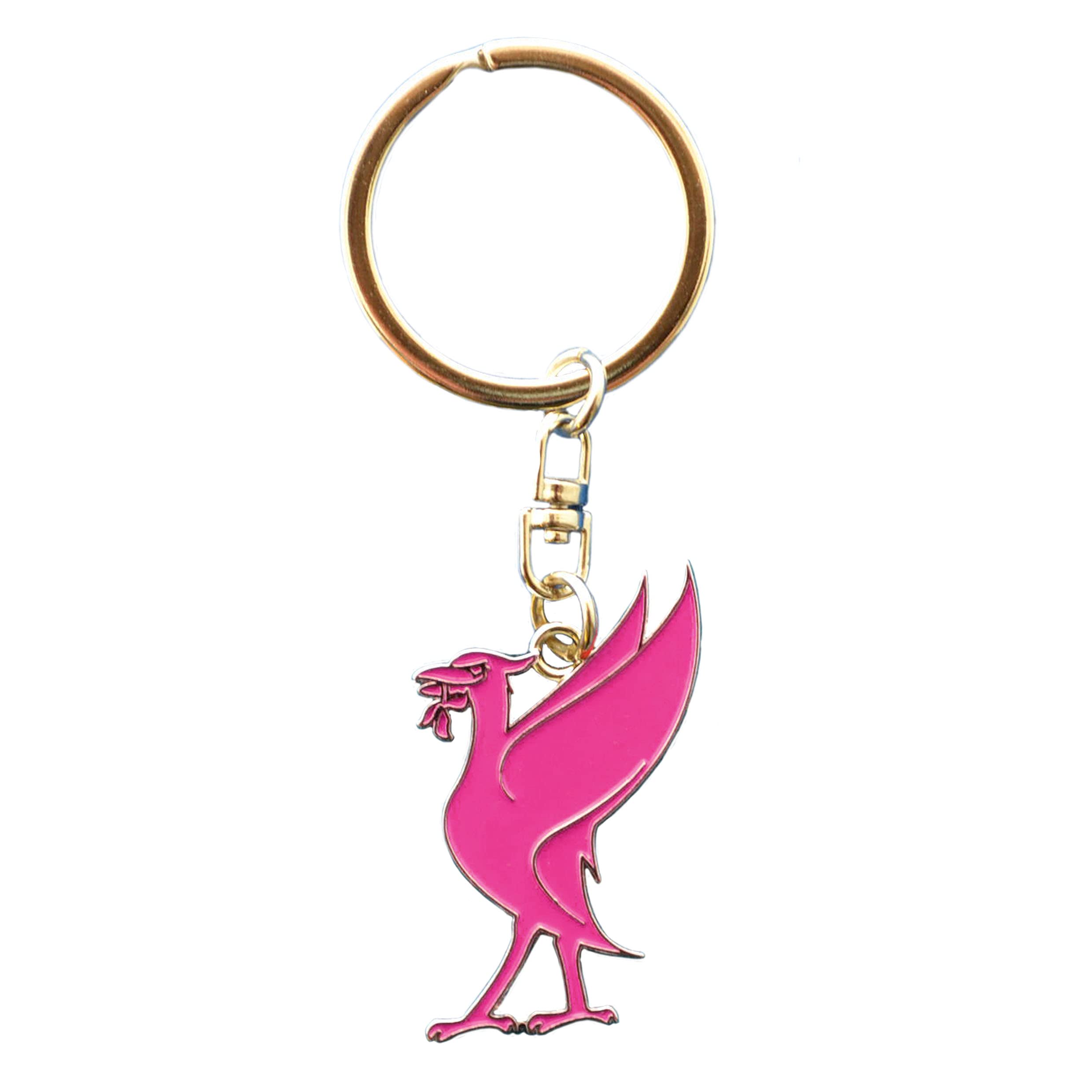 Partisan Pink Liverpool Keyring Liver Bird