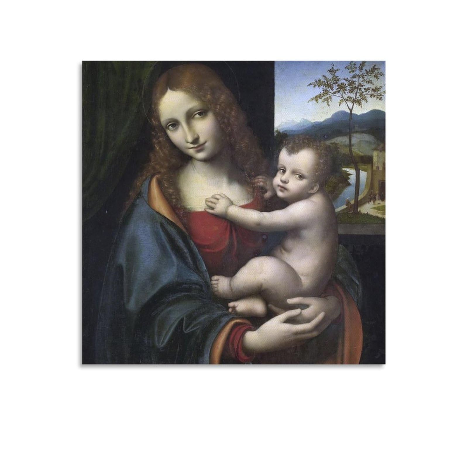 Amazon.co.jp: Leonardo Da Vinci レオナルド・ダ・ヴィンチ「マリアと