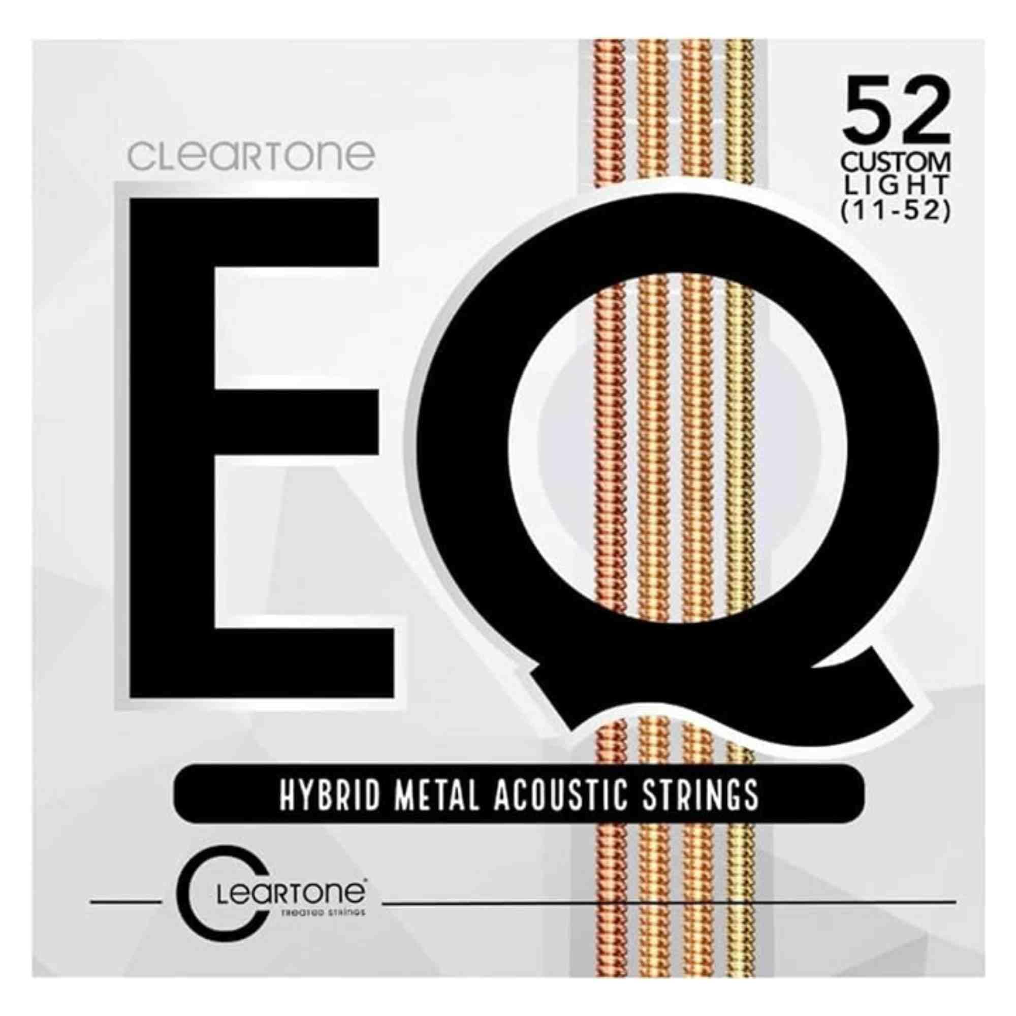 EQ Hybrid Metal Acoustic Guitar Strings (11-52) – Unique Blend Conceptualized by Cleartone