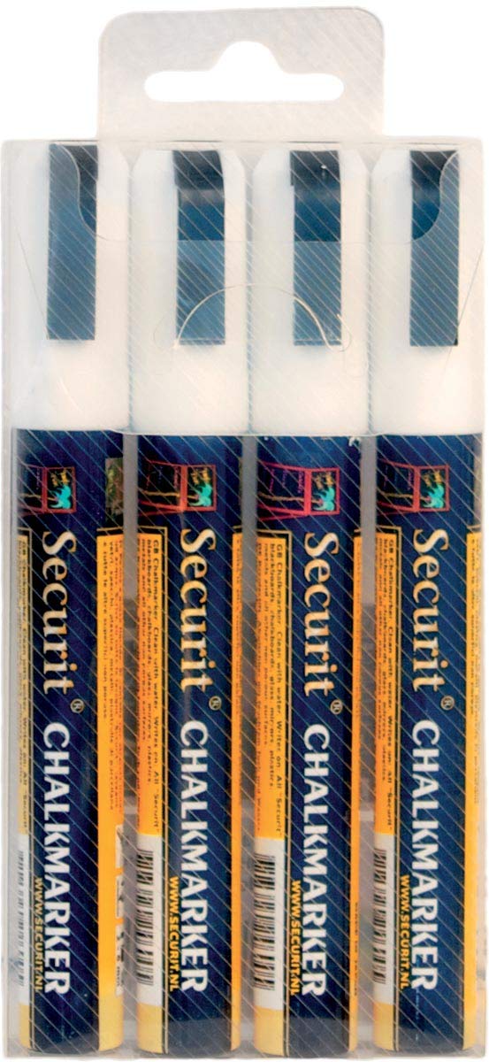 Securit Lot de 4 marqueurs à craie original MEDIUM, lot de 4