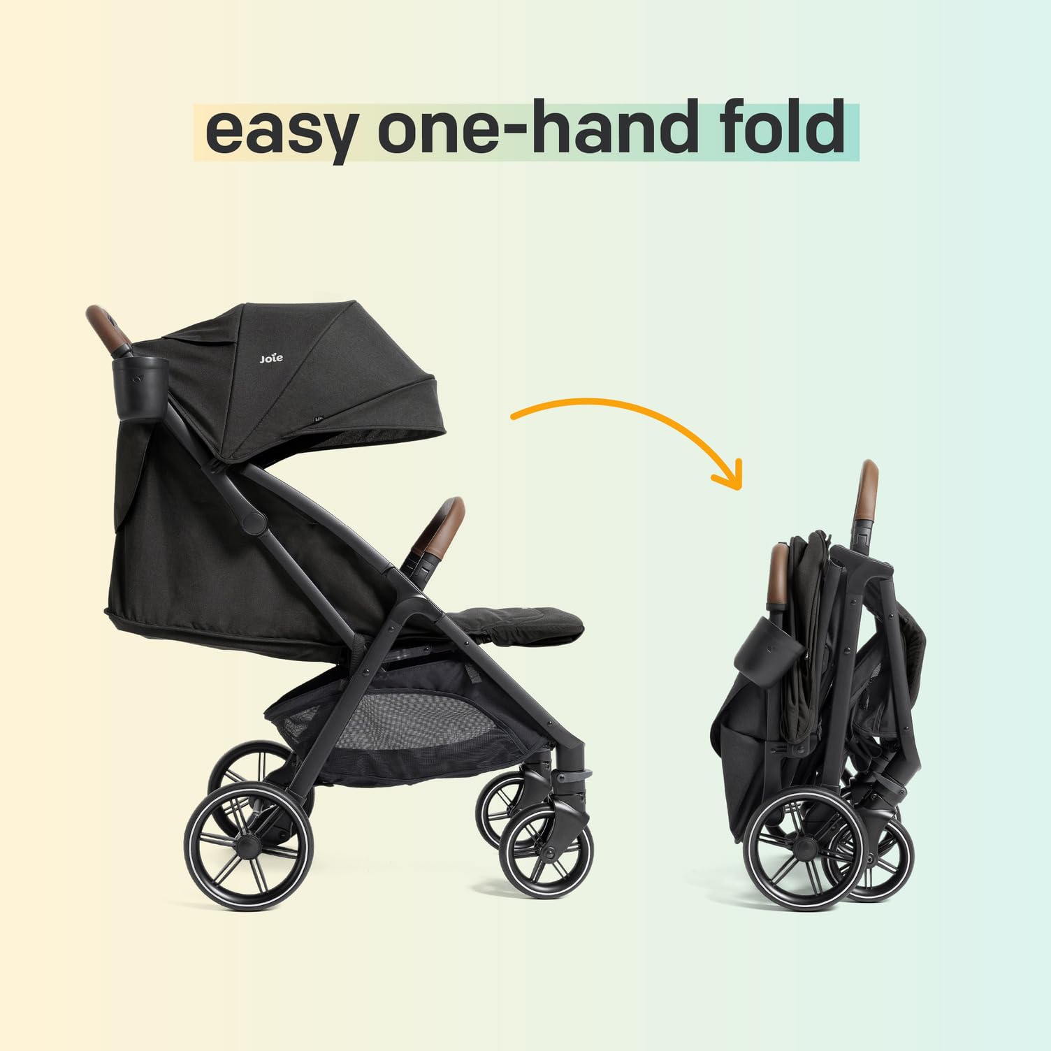 Amazon.com : Joie Nutmeg Compact Lightweight Travel Stroller, One