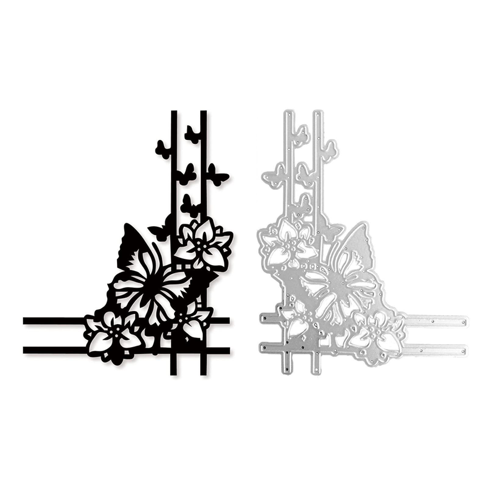 Dies Découpe Métal Papillon Matrices De Découpe Métal Papillon Et Fleurs - Pour Scrapbooking, Cartes, Gaufrage - DIY Créatif Matrice De Découpe