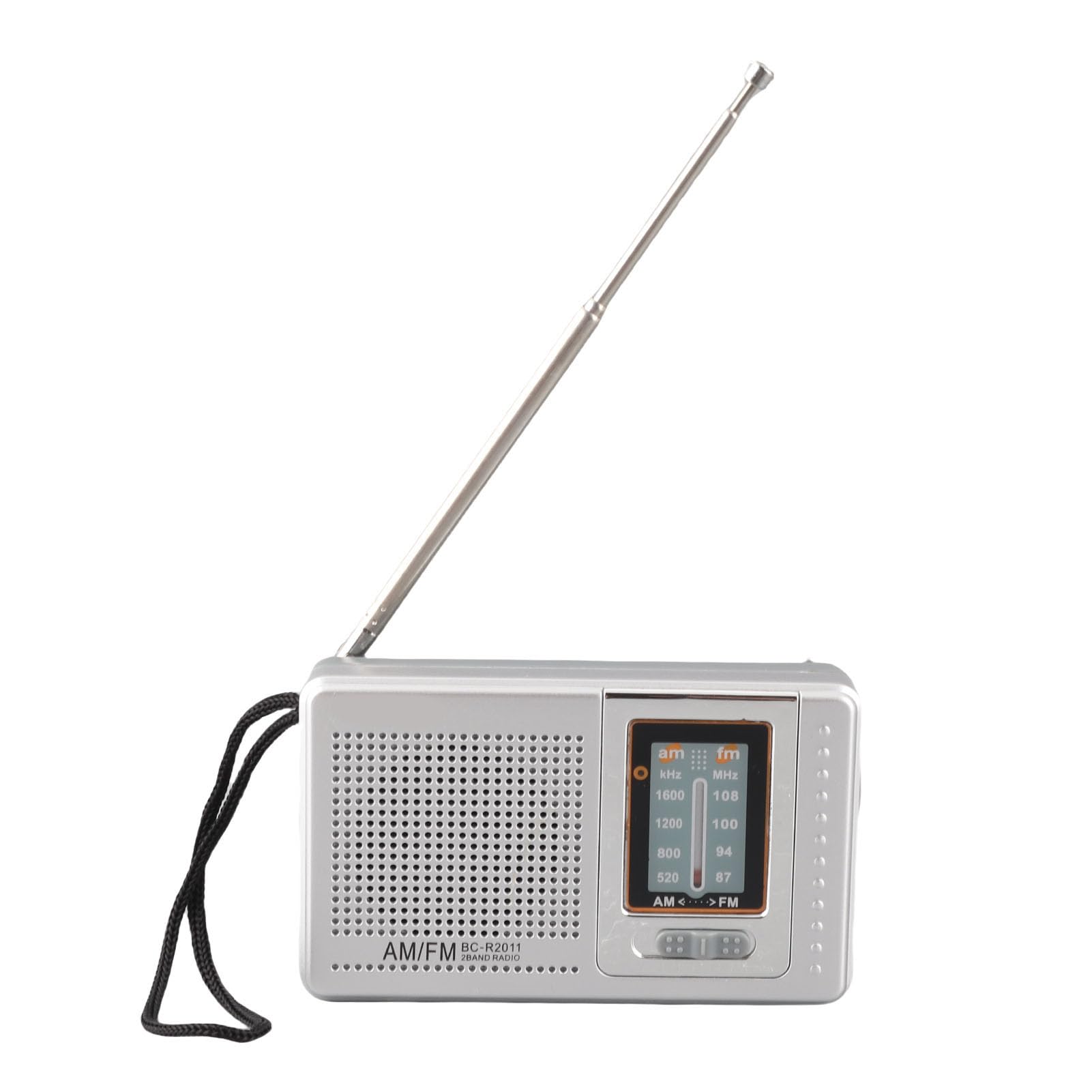 AM FM Portable Pocket Radio, Compact Transistor Radios, Best Reception, Speaker, Earphone Jack, Long Lasting, 2 AA Battery Operated for Indoor, Outdoor & Emergency Use (Silver)-image-44