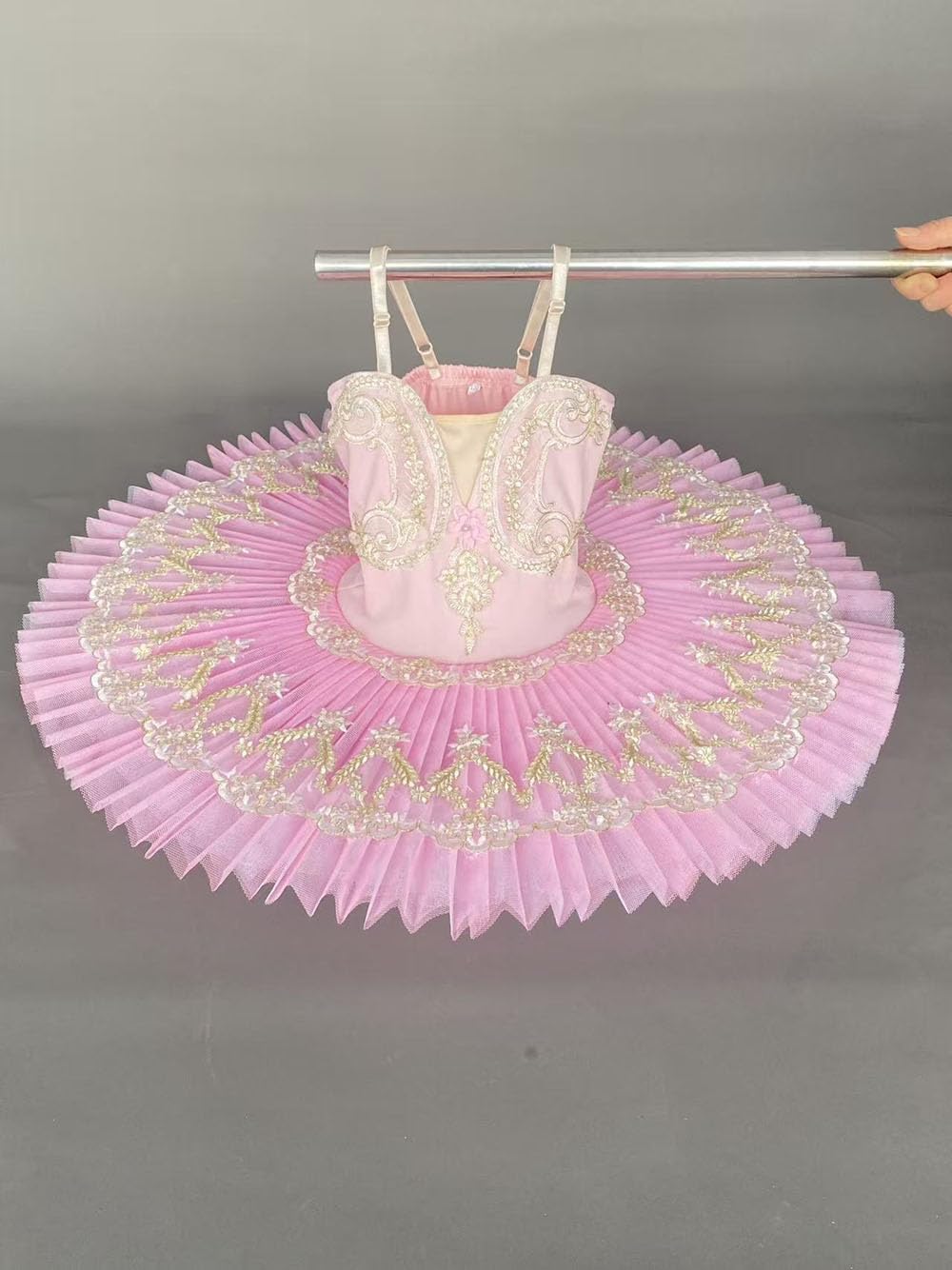 Tutú de Ballet Profesional para niñas, Plato de panqueques, tutú de Bailarina, Vestido de Fiesta, Disfraz de competición de Danza de Ballet para niñas