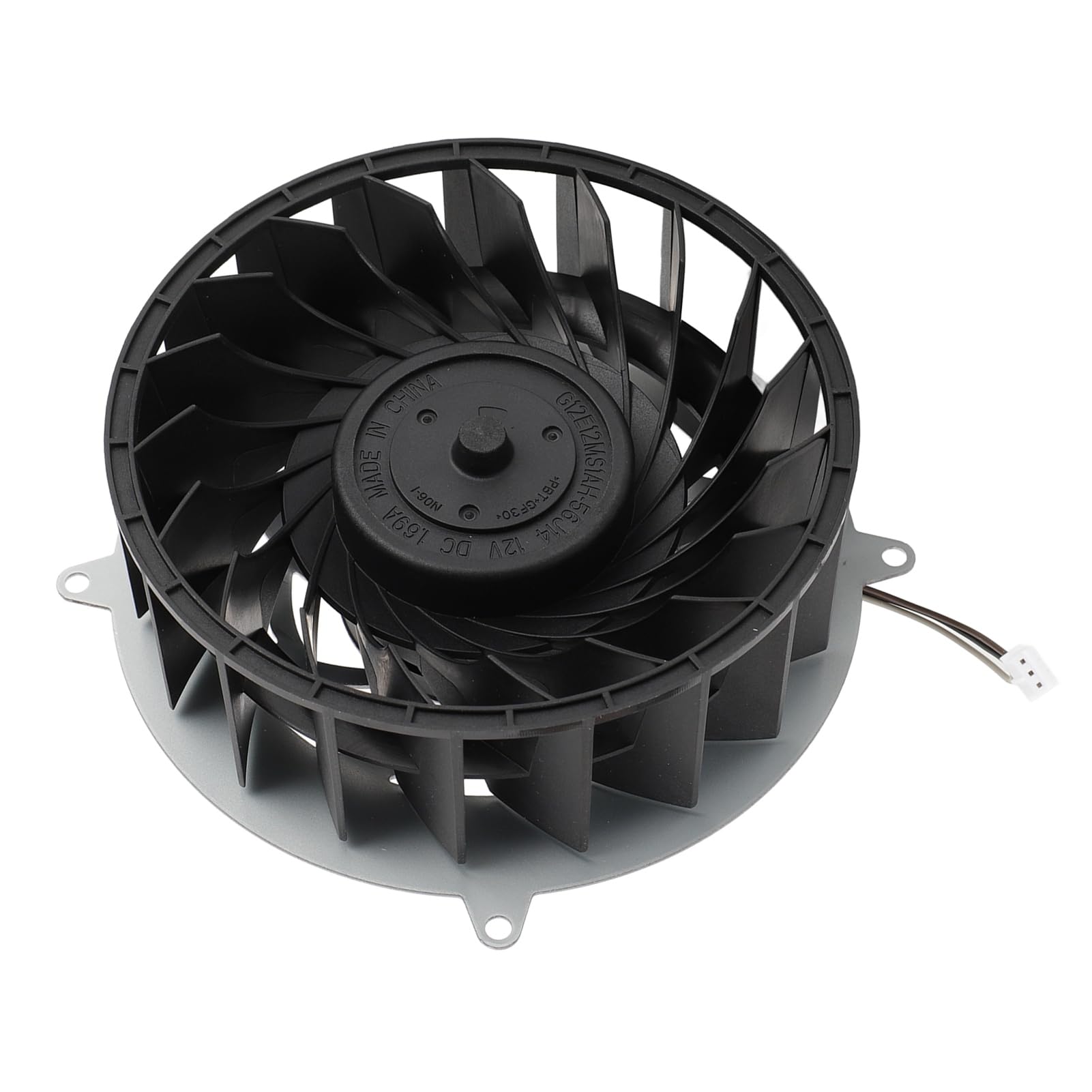 Lylithuif Ventola di raffreddamento interna per console Slim 19 pale 11541GS 12M WB 01 Ventola di raffreddamento di ricambio DC12V 1,69A Connettore a 3 pin per console di gioco