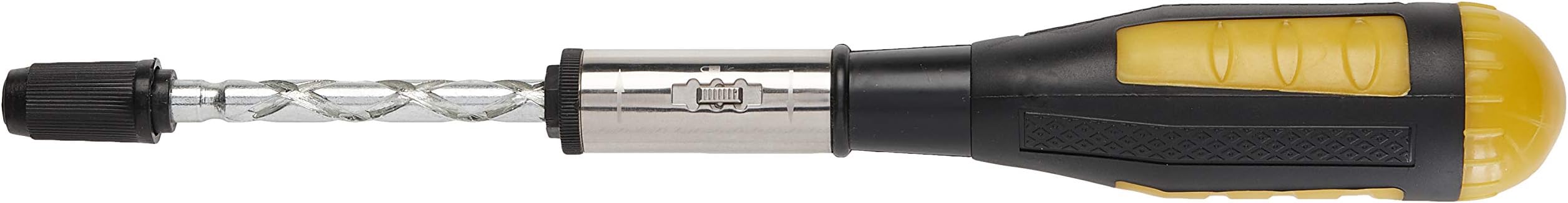 JOBAR Easy Push Drill Driver Reversible Ratchet 11 Piece Set, Black/Yellow, RET6980