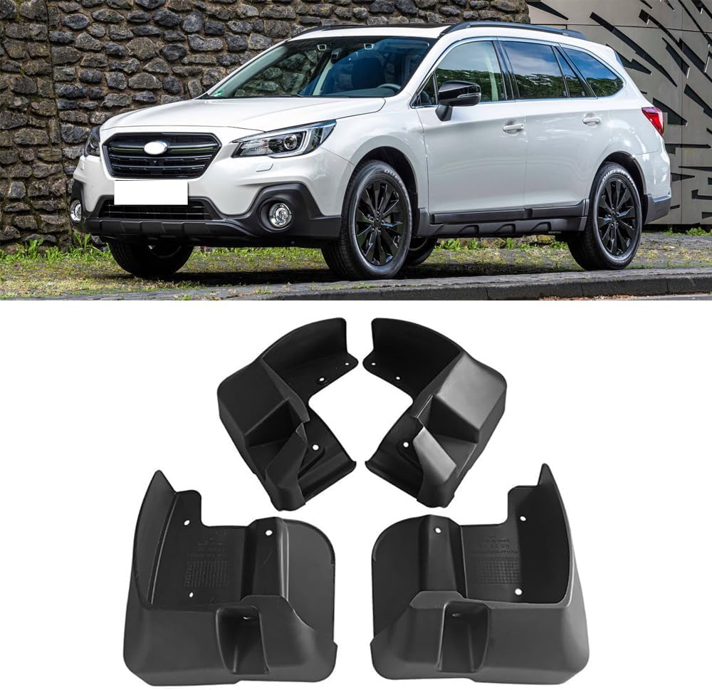 WeiYH No Drill Mud Flaps for Car Front Rear Wheel for Subaru Outback 2015 2016 2017 2018 2019 2020