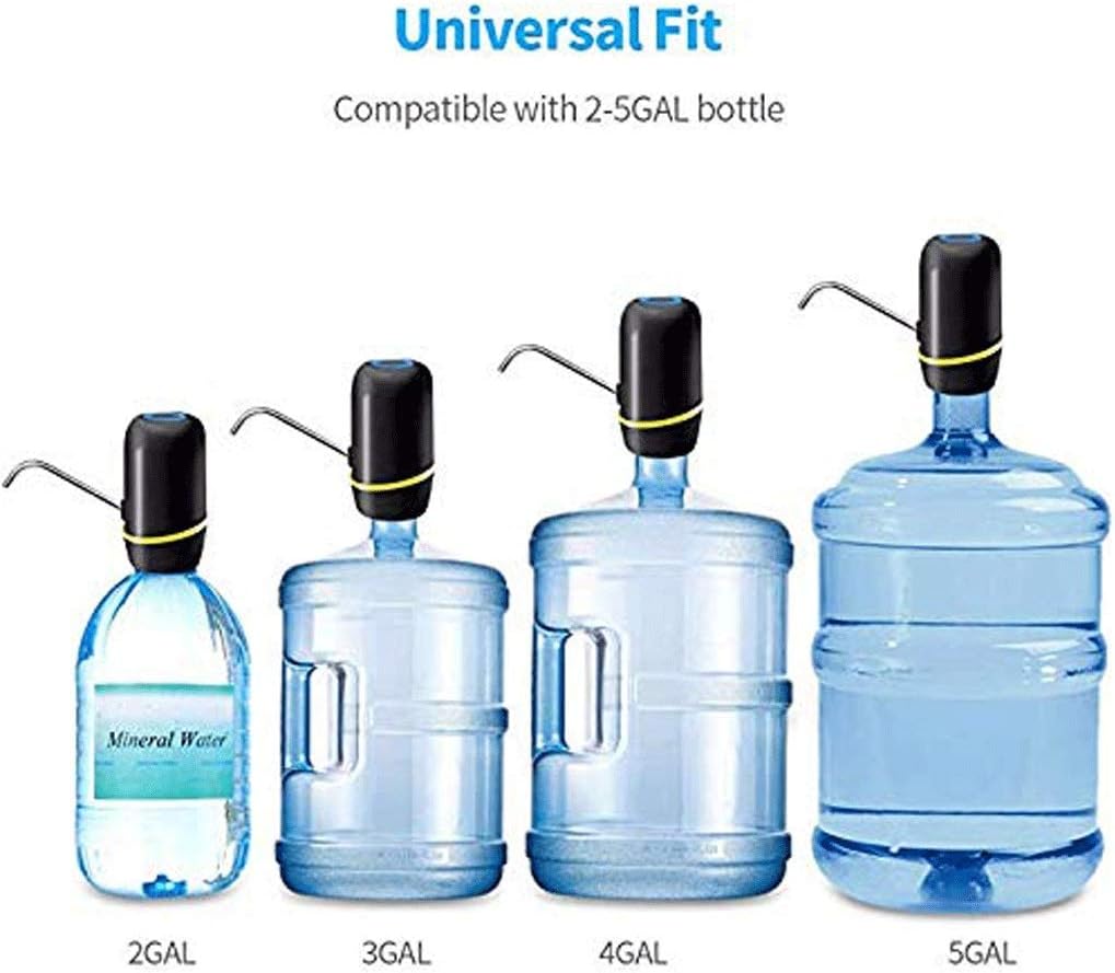 Water Bottle Dispenser,Electric Drinking Pump Portable Universal Charging for 2-5 Gallon