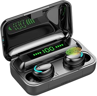 YYDSBAYS Wireless Earbuds, Bluetooth 5.3 Headphones In Ear, Bluetooth Earphones with Built-in Microphone, Wireless Ear Buds, Bluetooth Earbuds with Mic, USB Charging Case, Dual Connect, Black