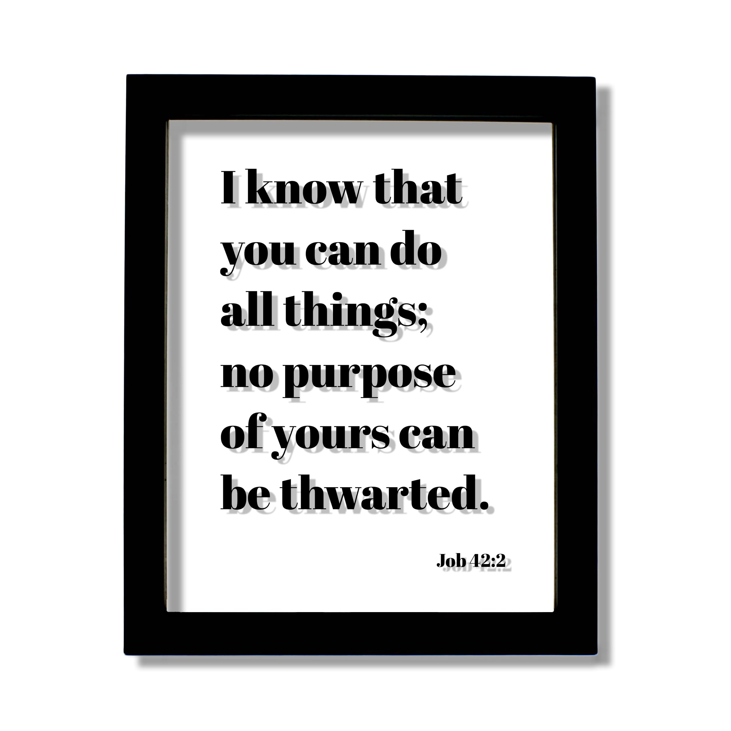 Amazon.com: Job 42:2 - I know that you can do all things no