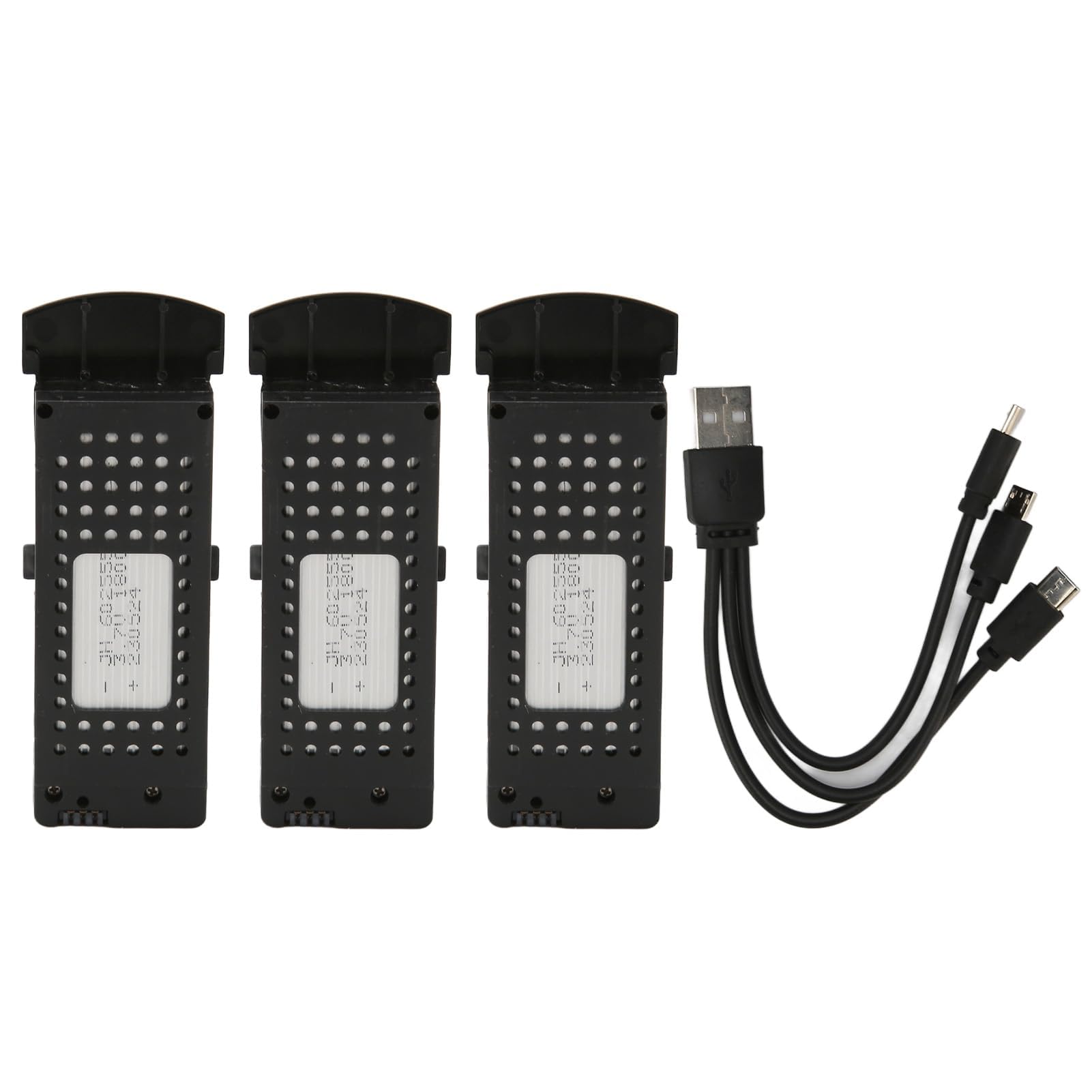 Lot de 3 Batteries de Drone RC Professionnelles 3,7 V 1800 MAh pour Télécommande UAV SG S6 G6 Q6 RC UAV, Protection de sécurité, Batterie au Lithium de Secours UAV