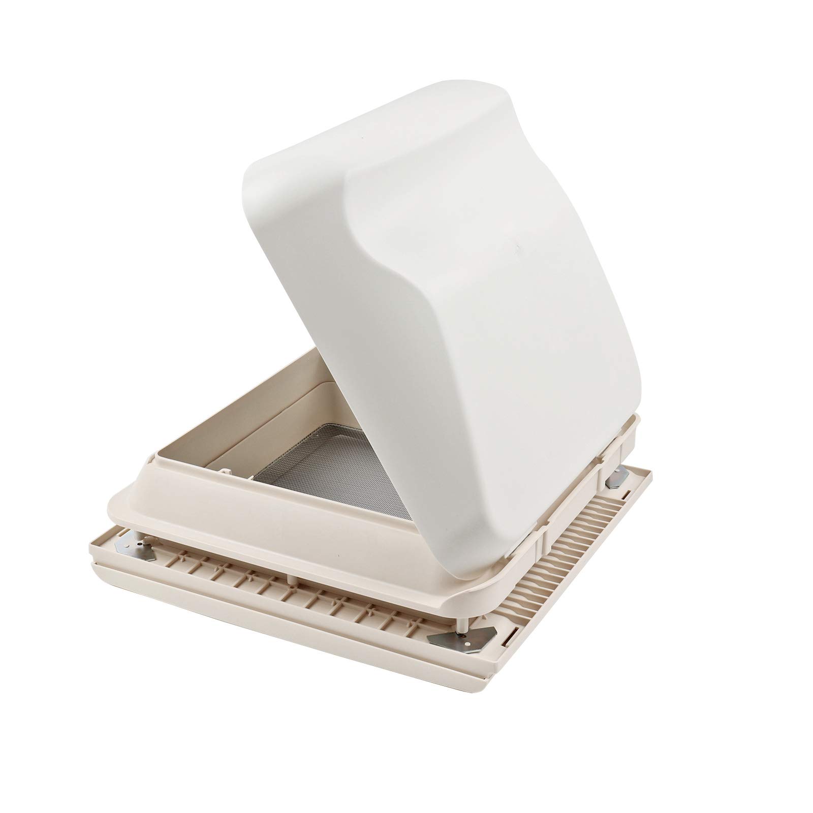 Fiamma Vent 28 - Protector de techo (28 x 28 cm, con sellador), color blanco