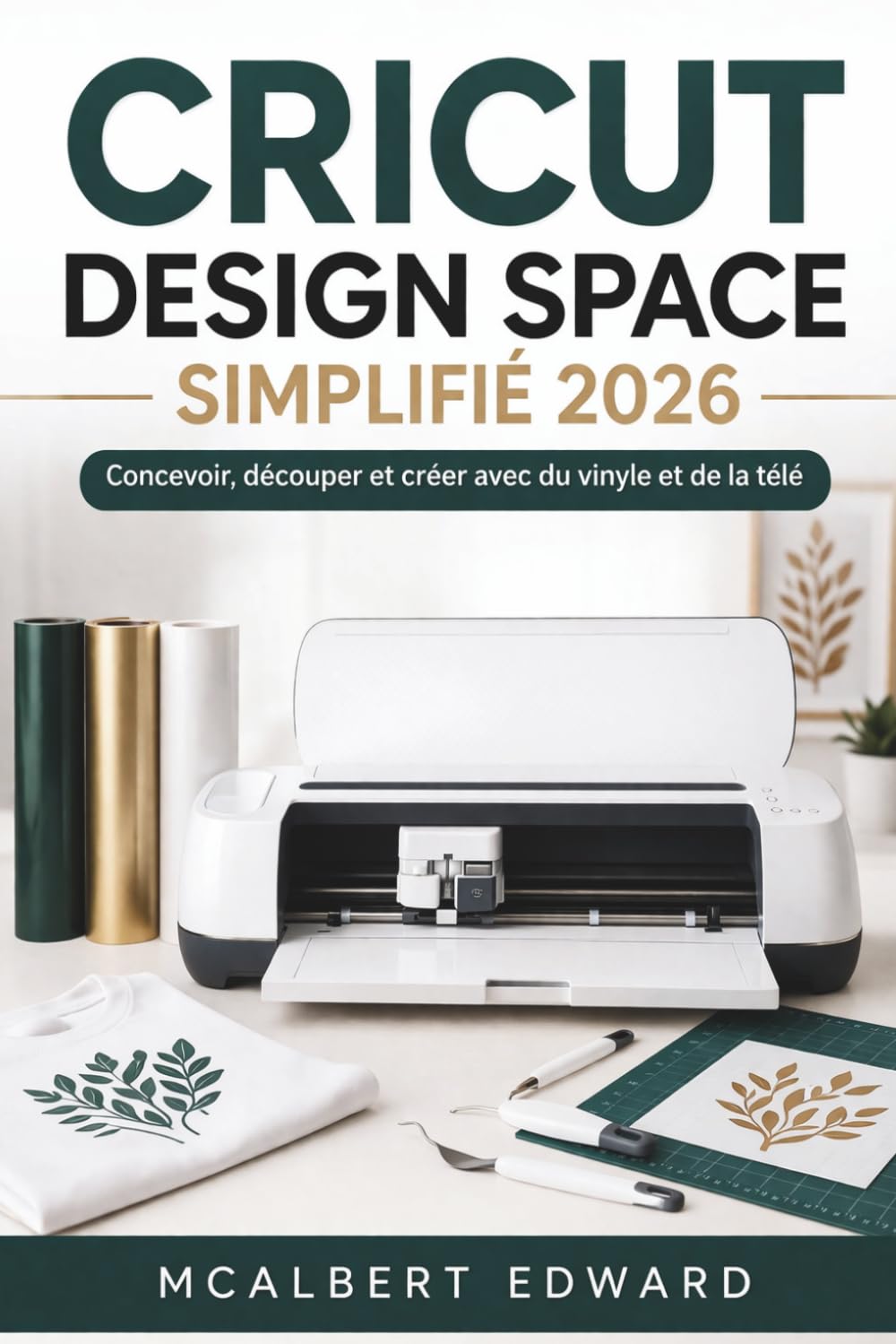 CRICUT DESIGN SPACE SIMPLIFIÉ 2026: Concevoir, découper et créer avec du vinyle et de la télé