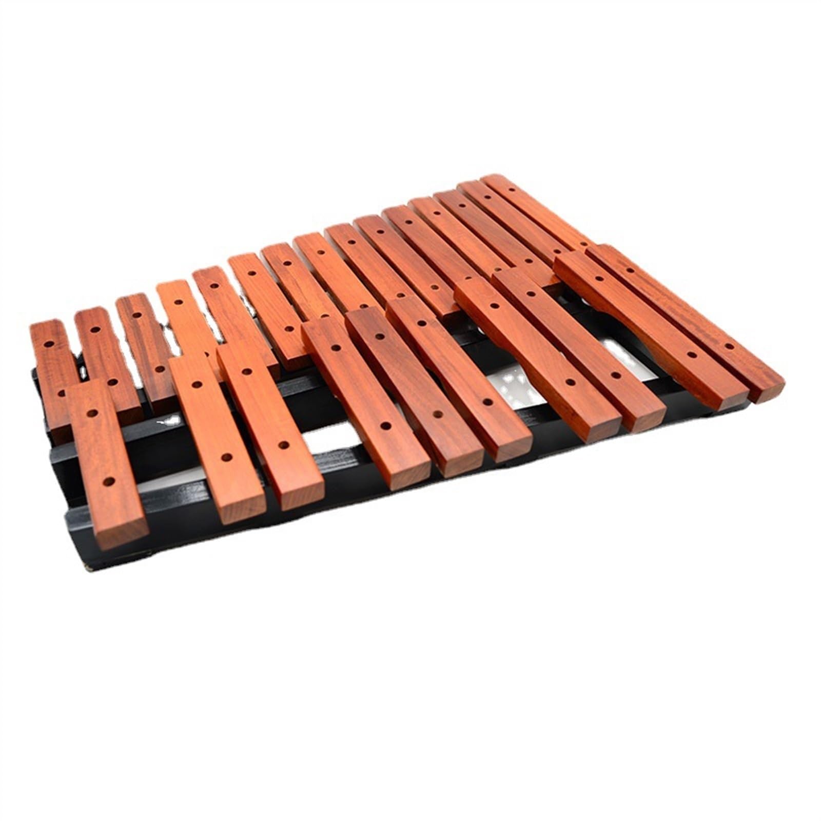 Instrumento de percusión de tono estándar, xilófono Glockenspiel exquisito de palisandro de 25 notas Carillón Instrumento Percusión