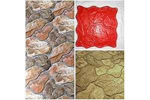 Sabina Concrete Stamping Mats - Transform Plain Concrete into Exquisite Slate Patterns