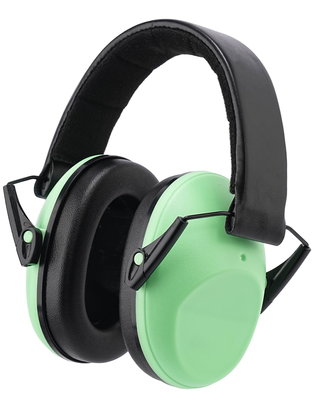ZHONYEE Kids Noise Cancelling Earmuffs, 25-30dB Noise Reduction Hearing Protection for Children, Adjustable Headband for Autism Sensory Needs, for Concerts Fireworks Travel Study(Green)