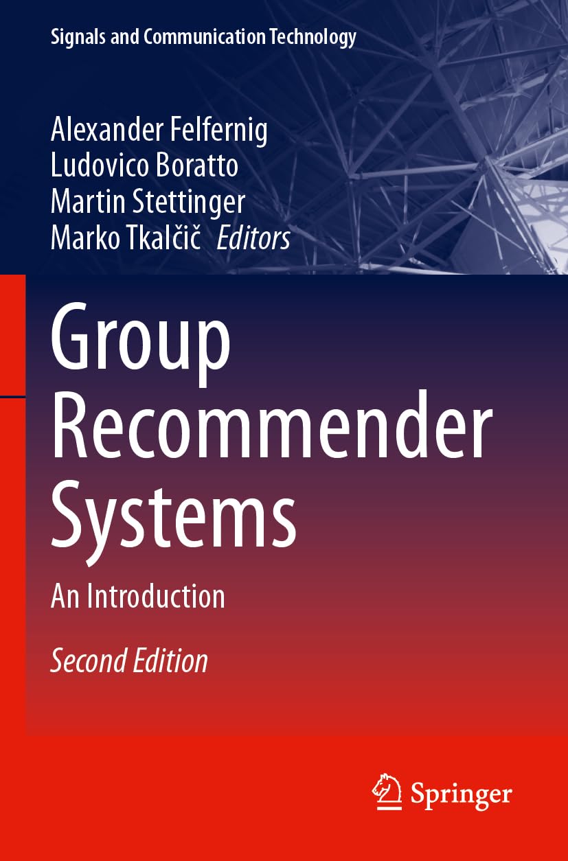 Group Recommender Systems - 9783031449451