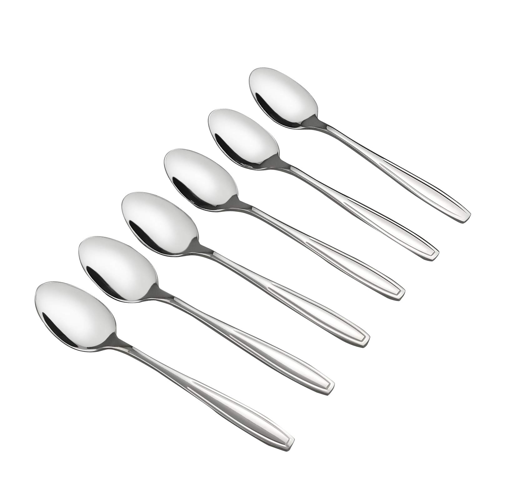 Lot De 40 Cuillères à Café En Inox Poli Miroir - Longueur 15 Cm - Lave-vaisselle - 12