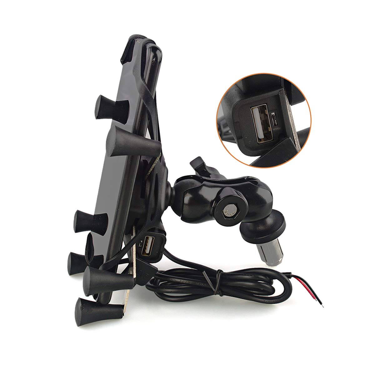 Porta Cellulare Per Moto Evomosa - Regolabile 360°, Per Smartphone 3.5-7.5", Anti-Shock - Foto 5