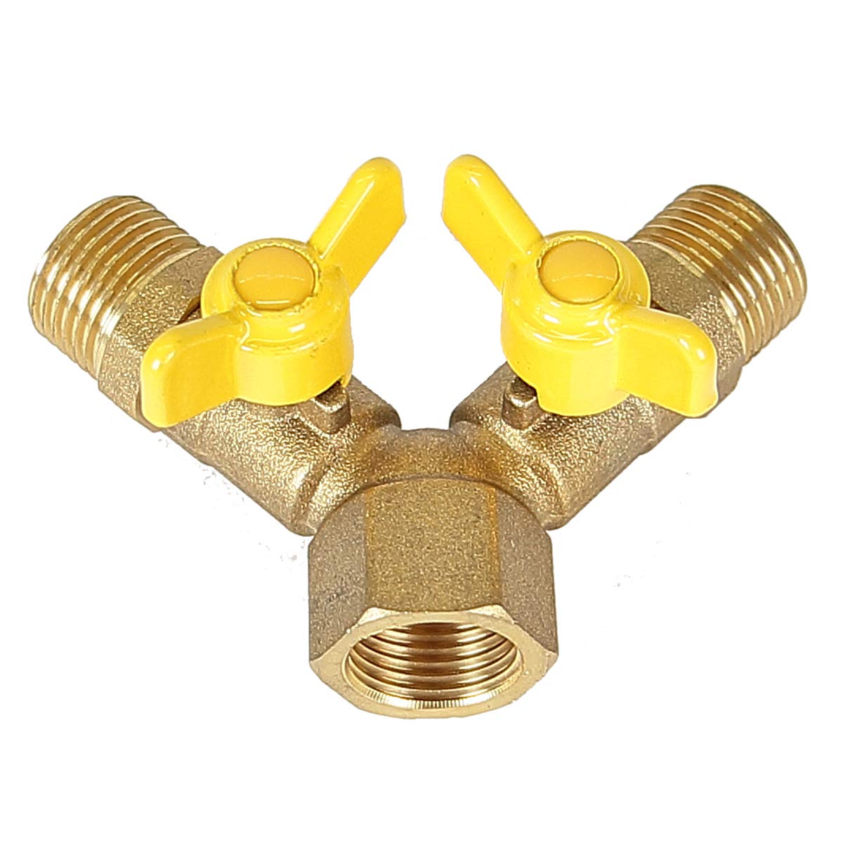 Splitter Y 2 vie per tubi di ingresso, 1/2' AG per 2 connettori (YV08)