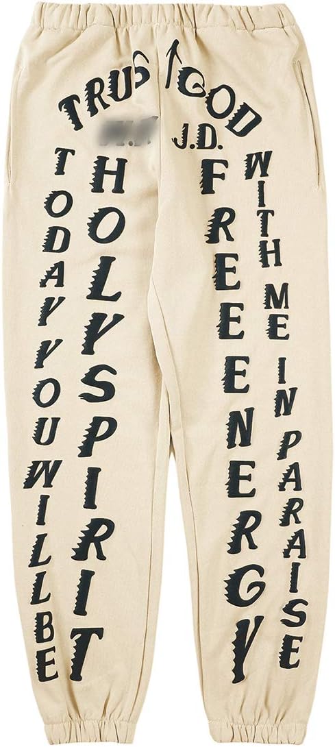 NAGRI Men's Active Joggers Pants Yoga Lounge Sweatpants Pockets Retro Outdoor Lightweight Hiking Running Trousers Apricot