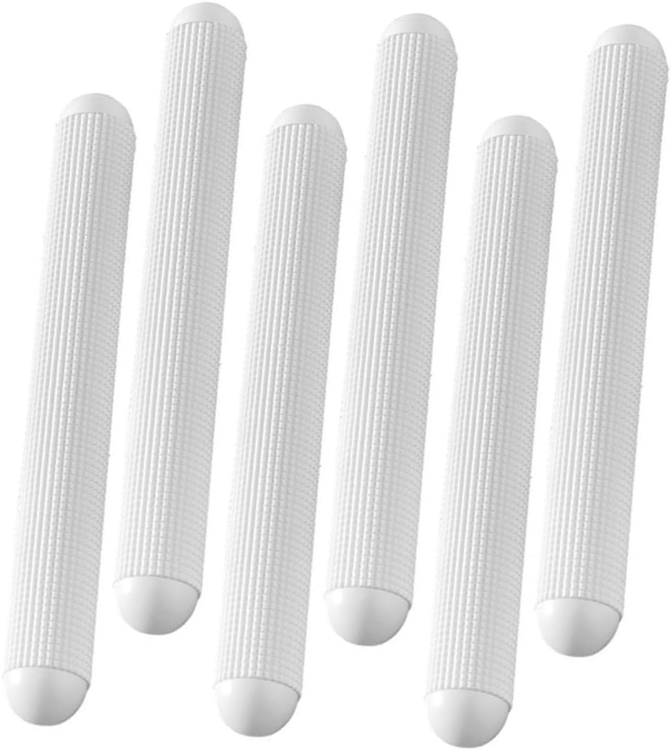 minkissy 6pcs Nonstick Plastic Dough Rolling Pin Set with Exhaust Holes for Pastry, Bread, Pizza, and Pasta Baking – Lightweight Kitchen Roller for Baking Dough and Crust