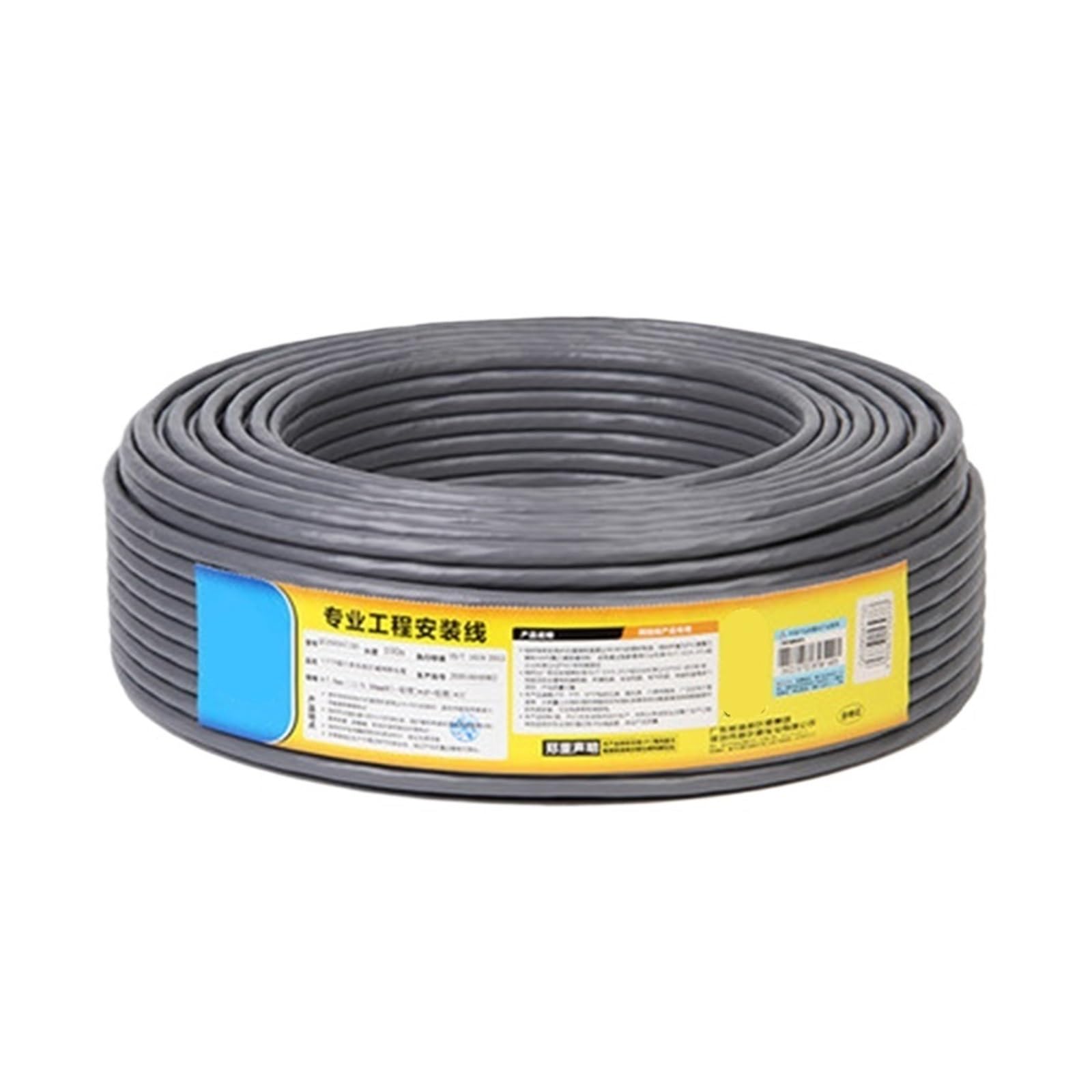 QS6169A Cavo di Rete Cat6a Doppia schermatura Cablaggio di Rete Gigabit con doppino Intrecciato (Size : 1M)