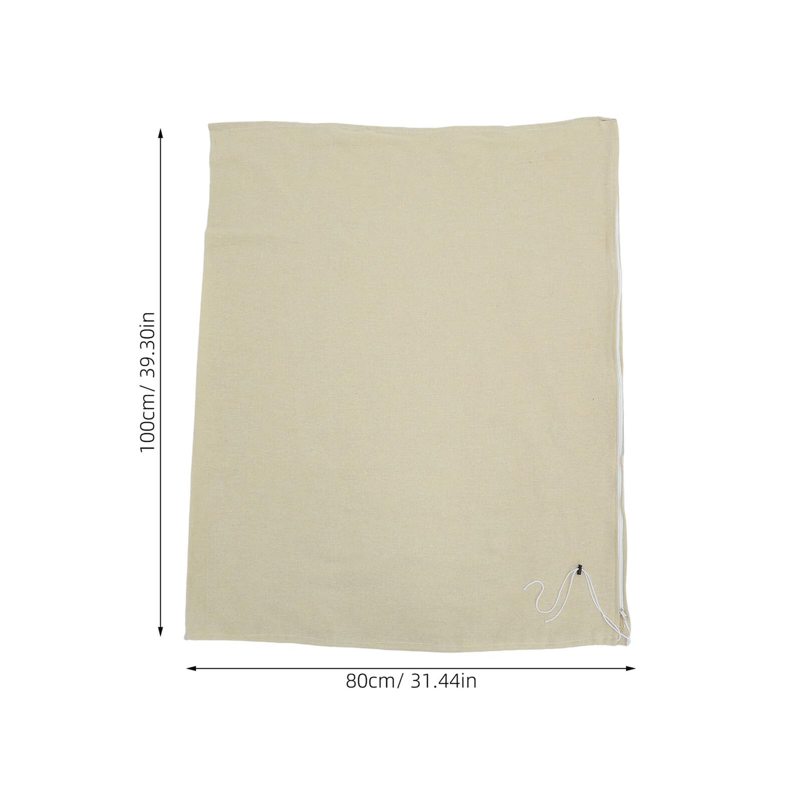 2 Stück Jute Pflanzenschutzsäcke für Winter und Kälte, Beige