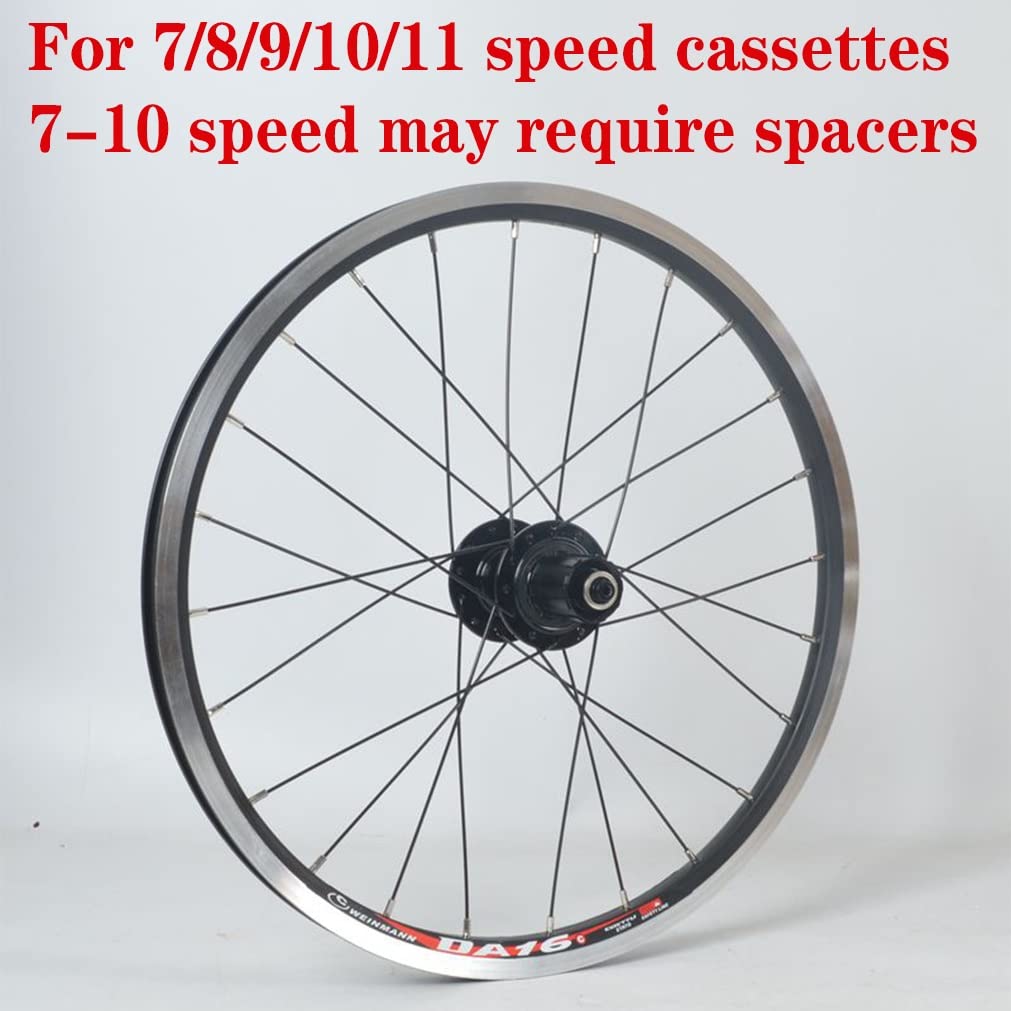 Paire De Roues 20 Pouces 406/451 - Freins à Disque - 24 Trous - Pour BMX/VTT/Vélo Pliant