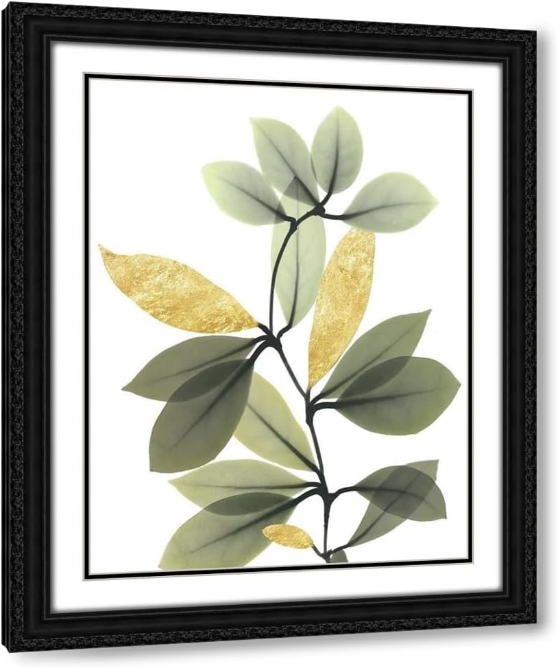 Koetsier, Albert 20x24 Black Modern Framed and Double Matted Museum Art Print Titled Golden Guide 2