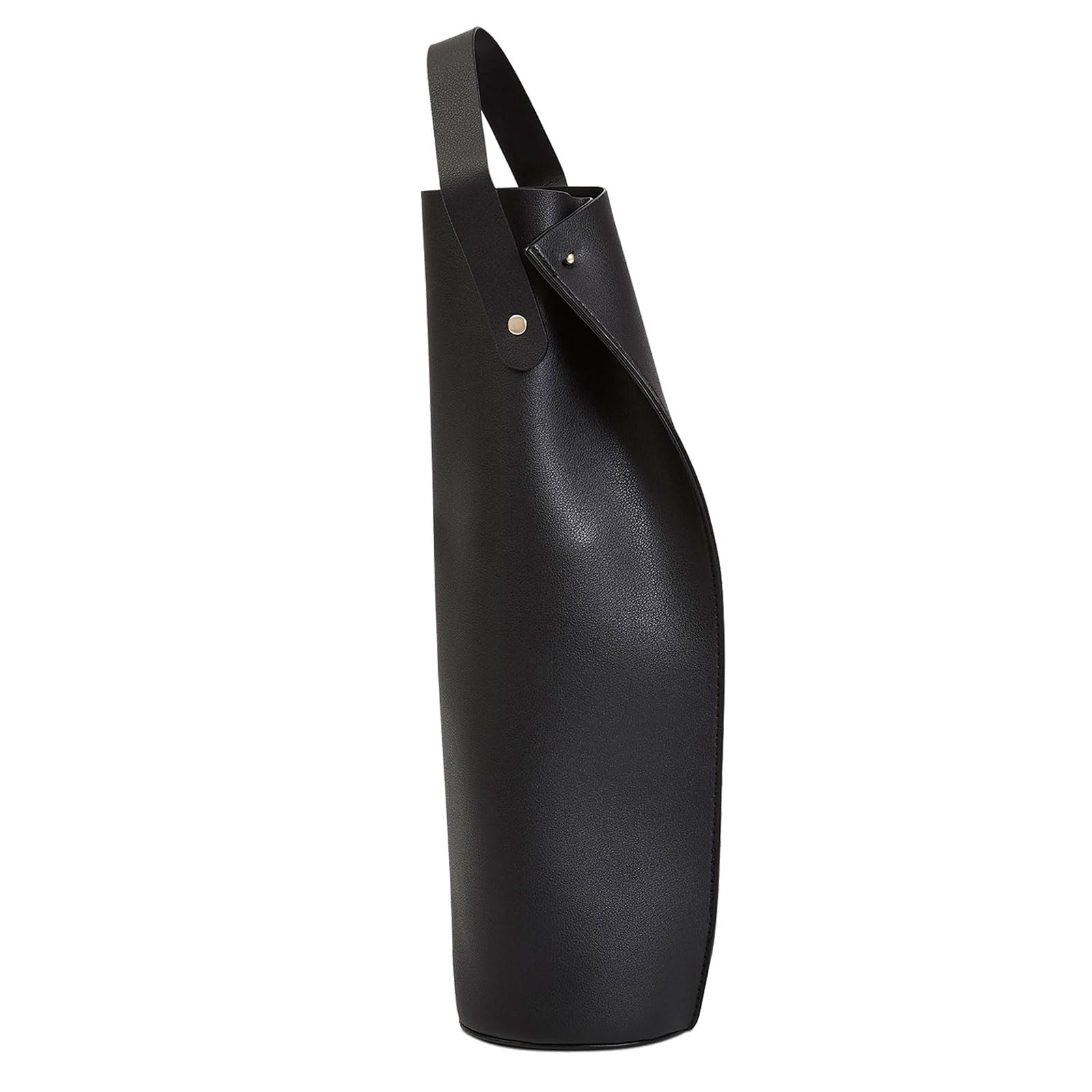 Buxuaaaa Grand Single Bottle Storage Bag Constructed of PU Leather for Beach Concerts BBQ Gatherings Gifting Elegant Wine Bottle Holder