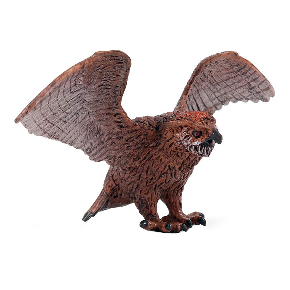 JOKFEICE Birds Figures - Realistic Eagle Owl Animals Toys Set - Simulated Plastic Animal Models Toys Learning Educational Toys for Girls Kids Toddlers