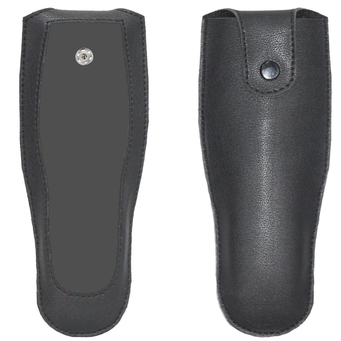 Zaoma PU Leather Cover Holder Flip Case Cover Compatible for Remote Control of Tata Sky DTH Set Top Box New Remote Control - Black