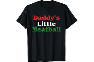 Daddy Little Meatball Italian Funny T-Shirt