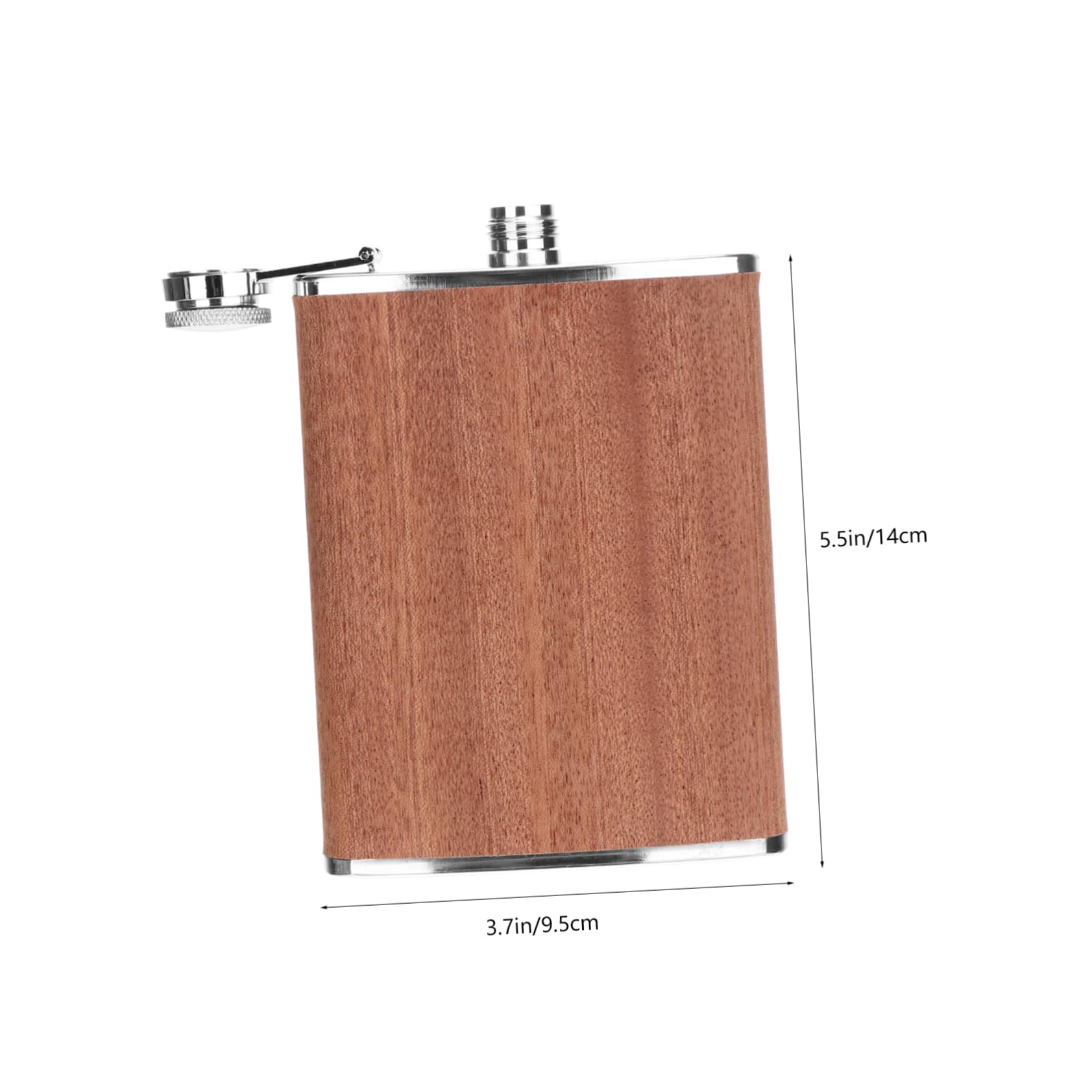 STOBAZA Small Flask for Liquor Stainless Steel Flask Leakproof Closure for Secure Drinking Hiking and Camping