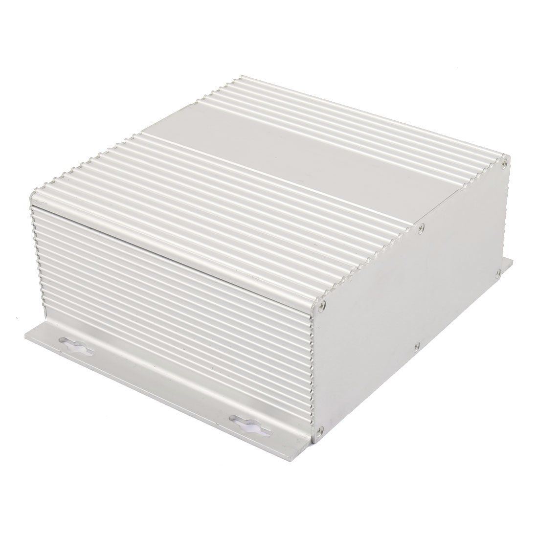 Aexit 190 x158 x71mm Multi-purpose Electronic Extruded Aluminum Enclosure Silver Tone (f2dad8932fe97f993bd748e355811205)